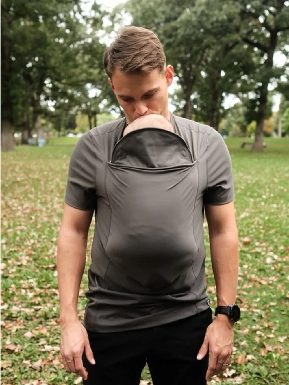 Lalabu Dad Shirt in Charcoal Size Extra Large